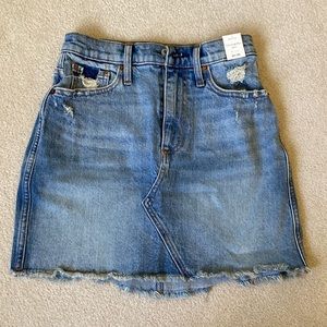 NWT abercrombie jean skirt